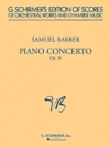 ピアノ協奏曲・Op.38 (バーバー) (スタディスコア)【Piano Concerto, Op. 38】