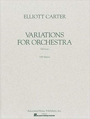 オーケストラのための変奏曲（エリオット・カーター）（スタディスコア）【Variations for Orchestra】