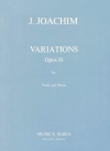変奏曲・Op.10（ヨーゼフ・ヨアヒム）（ヴィオラ+ピアノ）【Variations Op. 10】