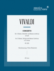 協奏曲・ニ短調・RV 535（アントニオ・ヴィヴァルディ） (オーボエ二重奏+ピアノ)【Concerto in D minor RV 535】