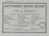アーターモ・バンド・ブック（カール・キング）（ドラム）【Artarmo Band Book】