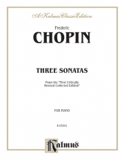 3つのソナタ（フレデリック・ショパン）（ピアノ）【Three Sonatas】