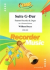 組曲・ト長調（ウィリアム・ボイス） (ソプラノリコーダー＋オルガン)【Suite G-Dur】