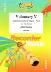 ヴォランタリー・No.5（ジョン・スタンリー）  (ソプラノリコーダー＋ピアノ)【Voluntary V】