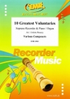 偉大な10のヴォランタリー集 (ソプラノリコーダー＋ピアノ)【10 Greatest Voluntaries】