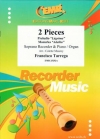 2つの小品（フランシスコ・タレガ）（ソプラノリコーダー＋ピアノ）【2 Pieces】