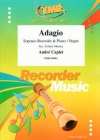 アダージョ（アンドレ・カプレ）  (ソプラノリコーダー+ピアノ)【Adagio】