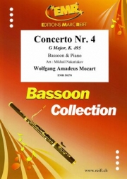 協奏曲第四番（モーツァルト）（バスーン+ピアノ）【Concerto No. 4】