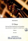 23のデュオ（ベラ・バルトーク）(ストリングベース二重奏)【23 Duos】