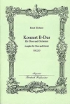 協奏曲・変ロ長調（エルンスト・アイヒナー）（オーボエ+ピアノ）【Konzert B-Dur】