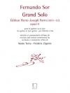 グランド・ソロ（フェルナンド・ソル）（ギター）【Grand Solo: Edition Pierre Porro (1811-12), Op. 14】