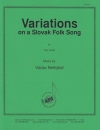 スロバキア民謡による変奏曲（ヴァーツラフ・ネリベル）（ヴィオラ二重奏）【Variations on a Slovak Folk Song】