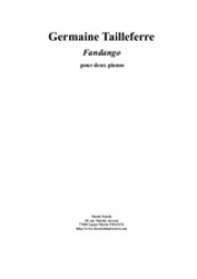 ファンダンゴ（ジェルメーヌ・タイユフェール）（ピアノ二重奏）【Fandango】
