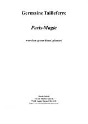 パリ・マジック（ジェルメーヌ・タイユフェール）（ピアノ二重奏）【Paris-Magie】