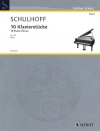 10のピアノ小品・Op.30（エルヴィン・シュルホフ）（ピアノ）【10 Piano Pieces, Op. 30】