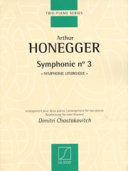 交響曲第3番『典礼風』（アリテュール・オネゲル）（ピアノ二重奏）【Symphony No. 3 (“Liturgique”)】
