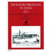 6つのソナタ・Vol.2（ディオゲニオ・ビガーリャ）（ソプラノリコーダー+ピアノ）【Six Sonatas Vol. 2】