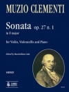 ソナタ・Op.27・No.1・ヘ長調（ムツィオ・クレメンティ）（弦楽二重奏+ピアノ）【Sonata Op. 27 N. 1 in Fa Maggiore】