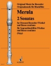 2つのソナタ（タールキニオ・メールラ）（ソプラノリコーダー+ピアノ）【2 Sonatas】