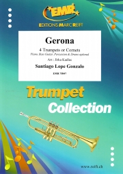 ジローナ（サンティアゴ・ロペ・ゴンサロ）（トランペット四重奏）【Gerona】