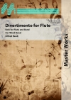 フルートのためのディヴェルティメント（アルフレッド・リード）（フルート・フィーチャー）（スコアのみ）【Divertimento for Flute】