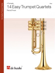 14のやさしいトランペット四重奏曲  (パスカル・プルースト)（トランペット四重奏）【14 Easy Trumpet Quartets】