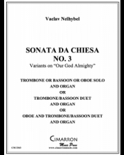 教会ソナタ・No.3（ヴァーツラフ・ネリベル）（オーボエ+オルガン）【Sonata Da Chiesa No. 3】