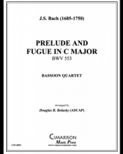 前奏曲とフーガ・ハ長調（バッハ） (バスーン四重奏)【Prelude and Fugue in C Major】