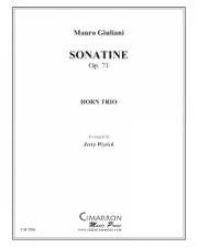 ソナチネ・Op.71（マウロ・ジュリアーニ）  (ホルン三重奏)【Sonatine, Op. 71】