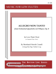 アレグロ・ノン・タント・Op.8  (ベルンハルド ・ヘンリク ・クルーセル)  (フルート四重奏)【Allegro non tanto, Op. 8】