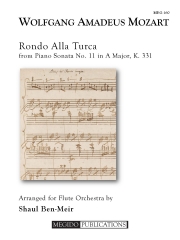 トルコ行進曲（モーツァルト） (フルート八重奏)【Rondo Alla Turca】