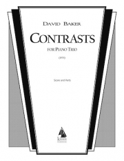 コントラスト（デイヴィッド・ベイカー）（弦楽二重奏+ピアノ）【Contrasts】