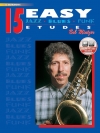 やさしいジャズ、ブルース＆ファンクのための15の練習曲集（ボブ・ミンツァー）（アルトサックス）【15 Easy Jazz, Blues & Funk Etudes】