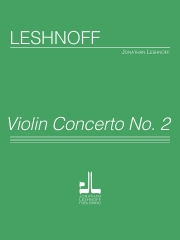 ヴァイオリン協奏曲・No.2（ジョナサン・レシュノフ）（ヴァイオリン+ピアノ）【Violin Concerto No. 2】