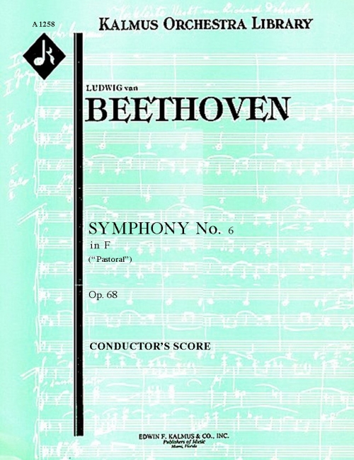 交響曲第6番「田園」（ベートーヴェン）（スコアのみ）【Symphony No. 6 in F, Op. 68 'Pastoral'】