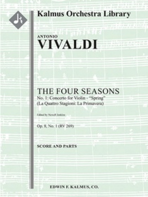 「四季」より春（スコアのみ）【The Four Seasons, No. 1: Concerto for Violin in E - Spring】