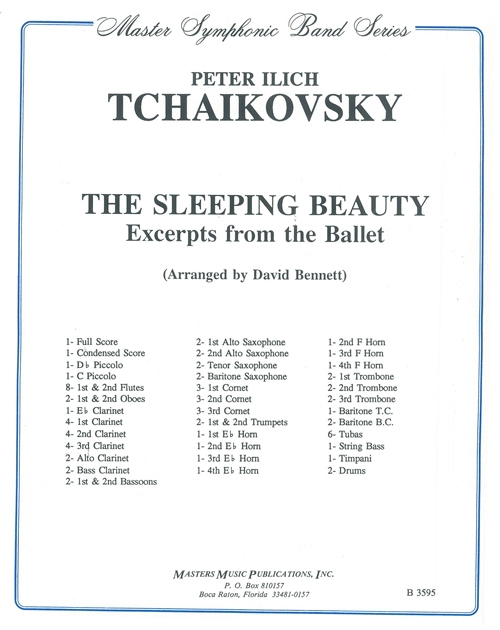 「眠りの森の美女」主題【The Sleeping Beauty Excerpts from The Ballet】 - 吹奏楽の楽譜販売は
