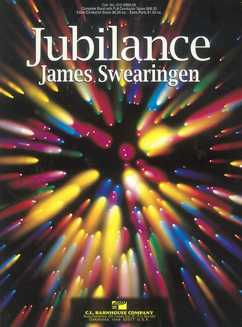ジュビランス（ジェイムズ・スウェアリンジェン）（スコアのみ）【Jubilance】