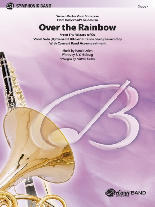 虹の彼方へ（ヴォーカル、またはBb/Eb楽器ソロ・フィーチャー）（スコアのみ）【Over the Rainbow  Vocal, Alto Saxophone or Tenor Saxophone】