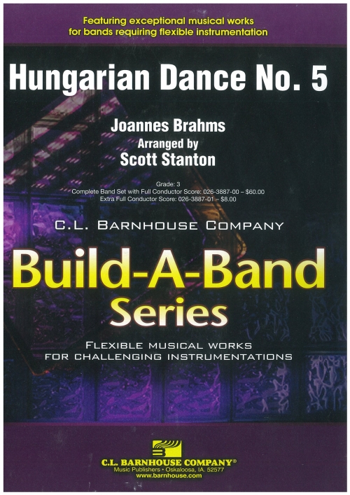 ハンガリー舞曲第5番（フレックスバンド）（スコアのみ）【Hungarian Dance No.5 (Flex-Band)】