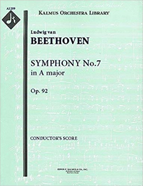 交響曲 第7番 イ長調 Op.92（ベートーヴェン）（スコアのみ）【Symphony No. 7 in A, Op. 92】
