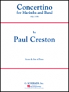 マリンバと吹奏楽のための小協奏曲（ポール・クレントン）（マリンバ・フィーチャー）【Concertino for Marimba and Band, Op. 21b】