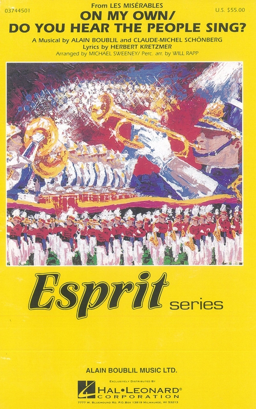 レ ミゼラブル より オン マイ オウン 民衆の歌 グレード3 On My Own Do You Hear The People Sing From Les Miserable 吹奏楽の楽譜販売はミュージックエイト