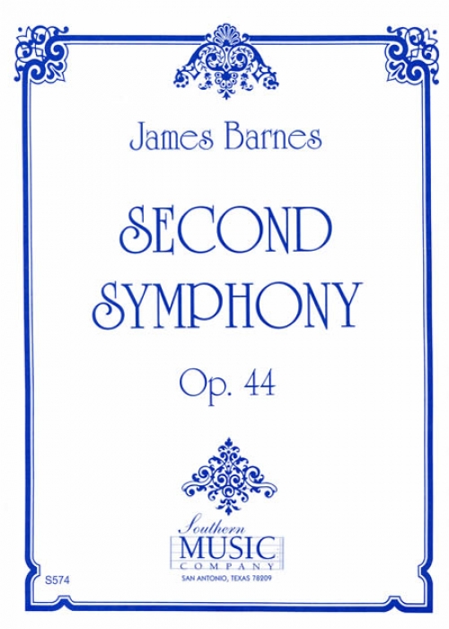 交響曲第2番・作品44（ジェイムズ・バーンズ）【Second Symphony, Op 