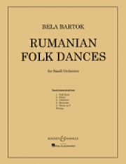 ルーマニア民族舞曲【小編成版】【Rumanian Folk Dances】