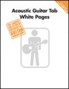 アコースティック・ギター・タブ・ホワイト・ページ【Acoustic Guitar Tab White Pages 】