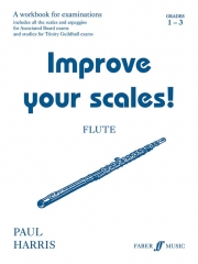 あなたの技術を上達させる！フルート グレード１－３  (ポール・ハリス)【Improve Your Scales! Flute -Grade1-3】
