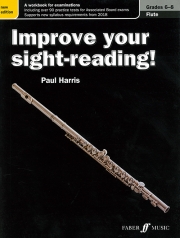 あなたの初見能力を上達させる！フルート グレード６-8  (ポール・ハリス)【Improve Your Sight-Reading! Flute -Grade6-8】