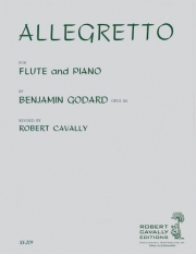 アレグレット「３つの小品による組曲・Op.116」より（バンジャマン・ゴダール）  (フルート＋ピアノ)【Allegretto from Suite in Bb for Flute and Orchestra, Op. 1】