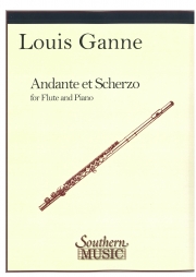 アンダンテとスケルツォ（ギュスターヴ・ルイ・ガンヌ）  (フルート＋ピアノ)【Andante et Scherzo】